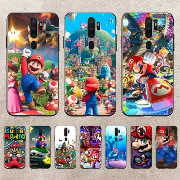 S-Süper M-Mario Oyun telefon kılıfı İçin Redmi 9A 8A 6A Not 9 8 10 11S 8T Pro K20 K30 K40 Pro PocoF3 Note11 5G Durumda